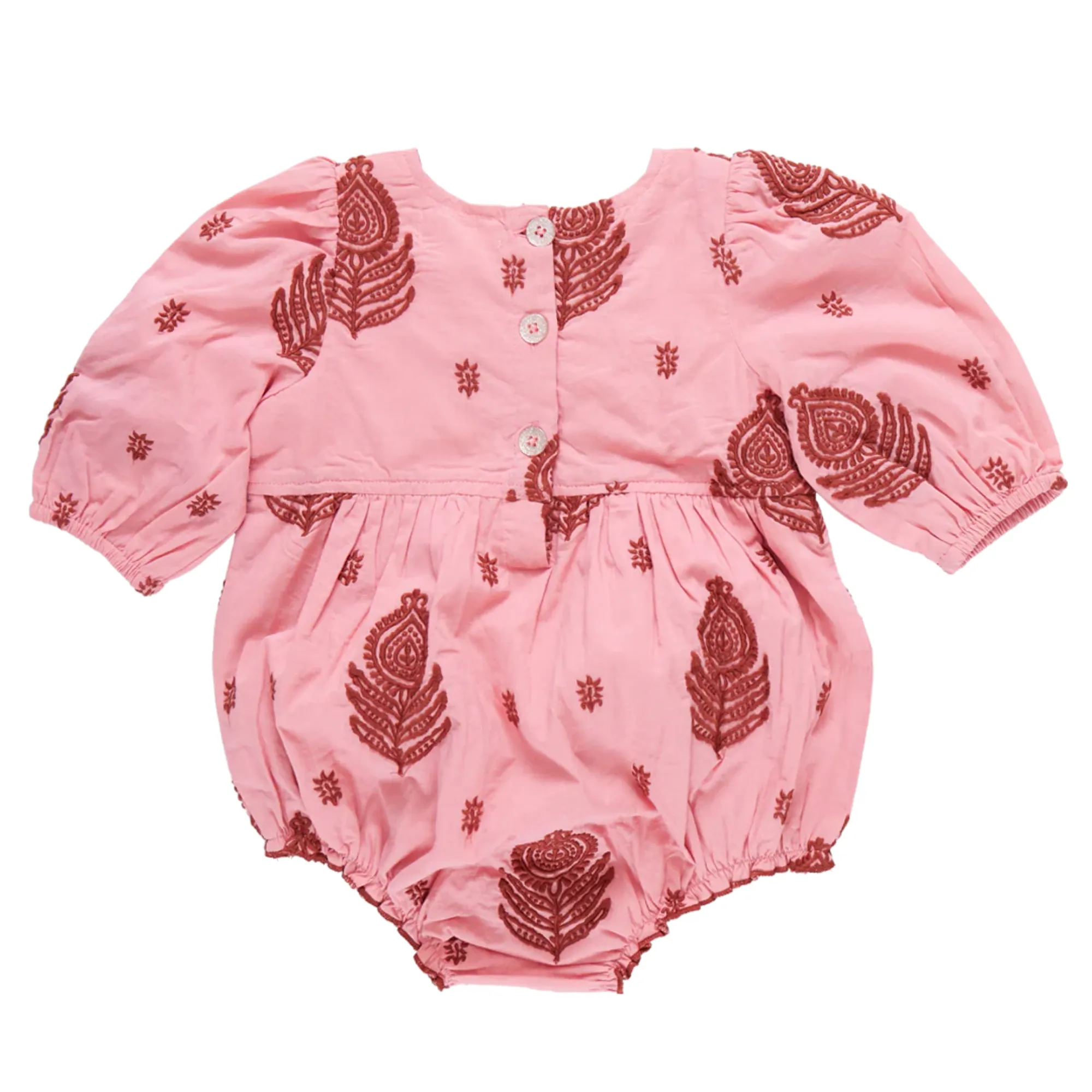 Baby Brooke Bubble - Indian Stamp Embroidery