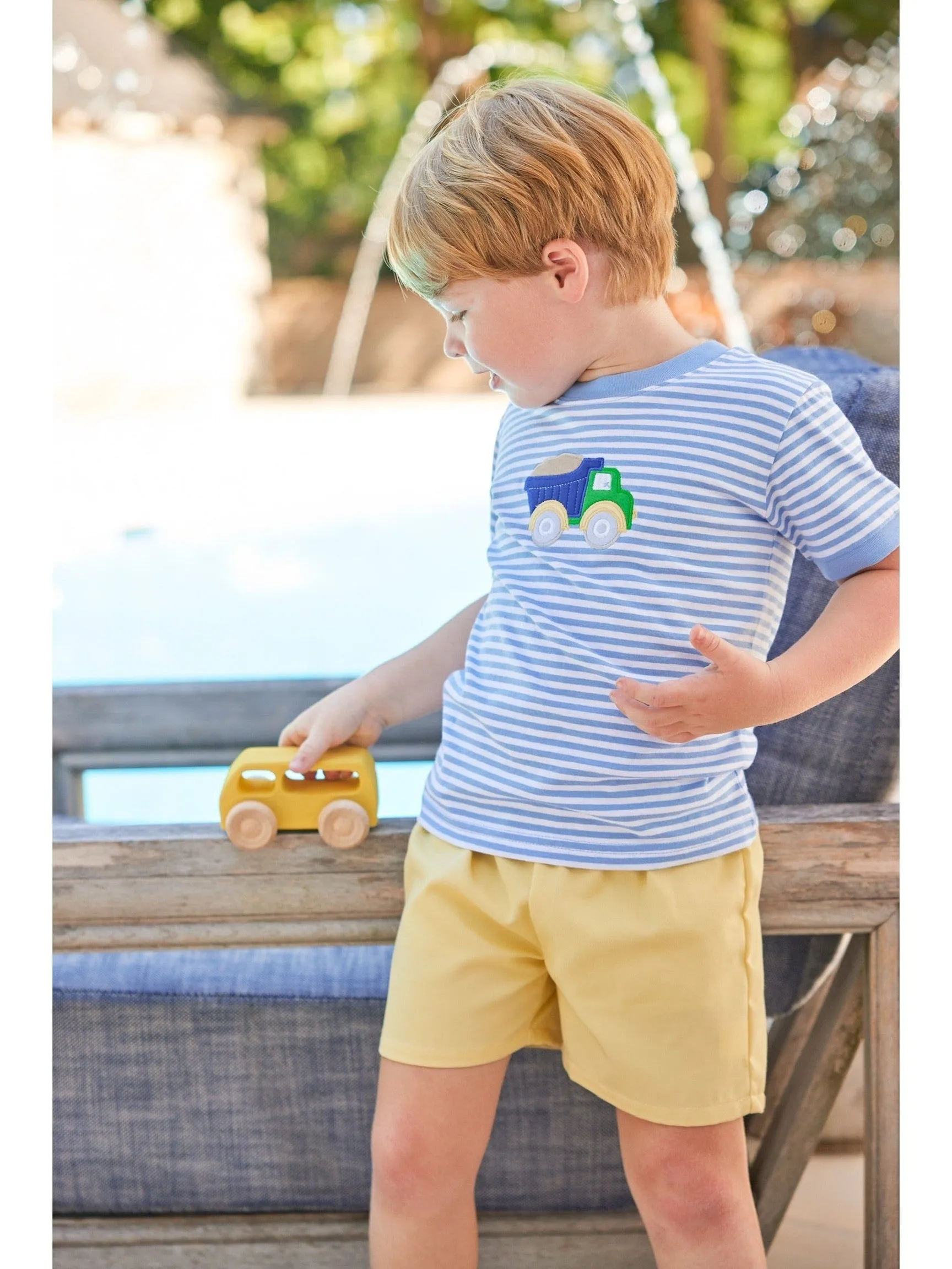 Basic Shorts - Yellow Twill