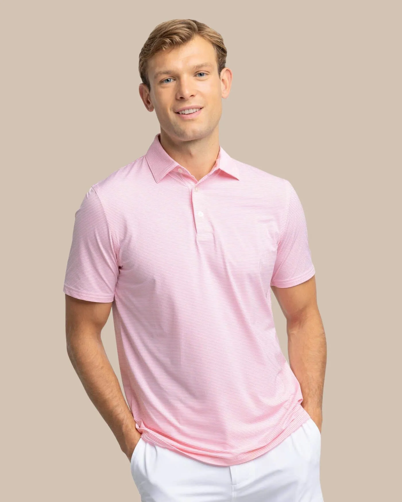 brrr°®-eeze Meadowbrook Stripe Polo