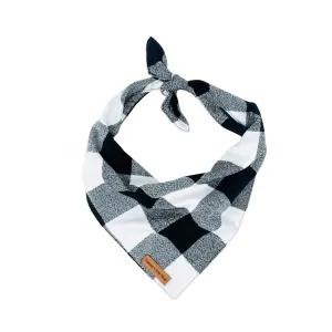 Classic Black Check Bandana