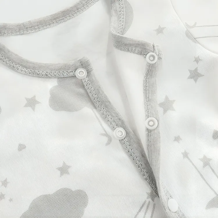 Cozy Muslin Cotton One-Piece Bodysuit Romper