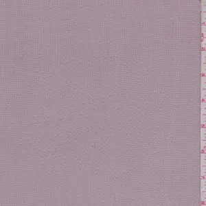 Dusty Lilac Mini Check Silk Chiffon Fabric