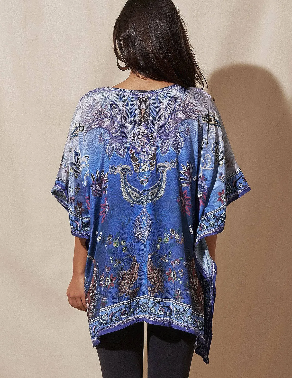 Fair Trade Lila Flowy Tunic