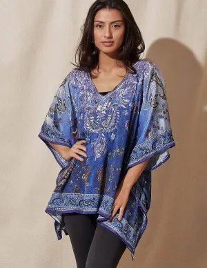 Fair Trade Lila Flowy Tunic