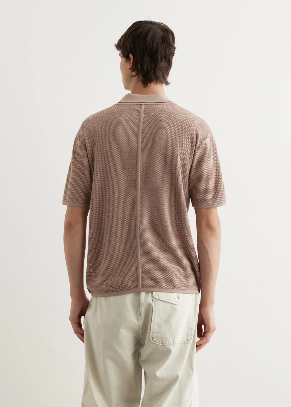 Hamlin Short Sleeve Johnny Collar Polo