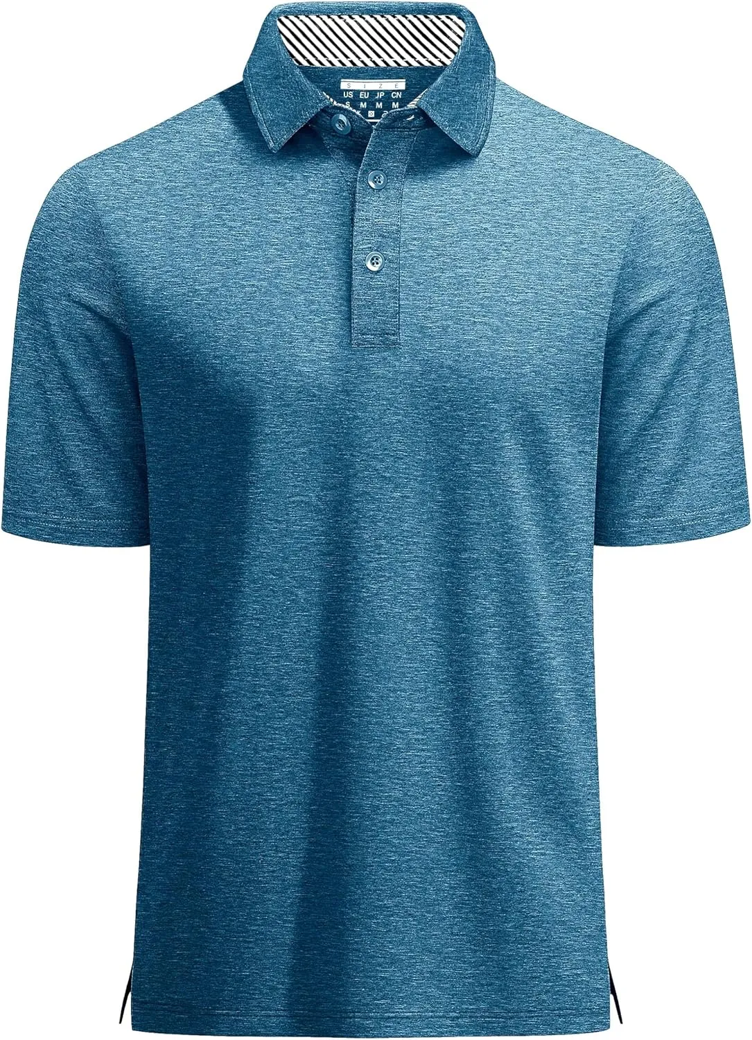 MAGCOMSEN Men's Short Sleeve Polo Golf Shirts 3-Button Moisture Wicking Athletic T-Shirts Casual Collared Shirt