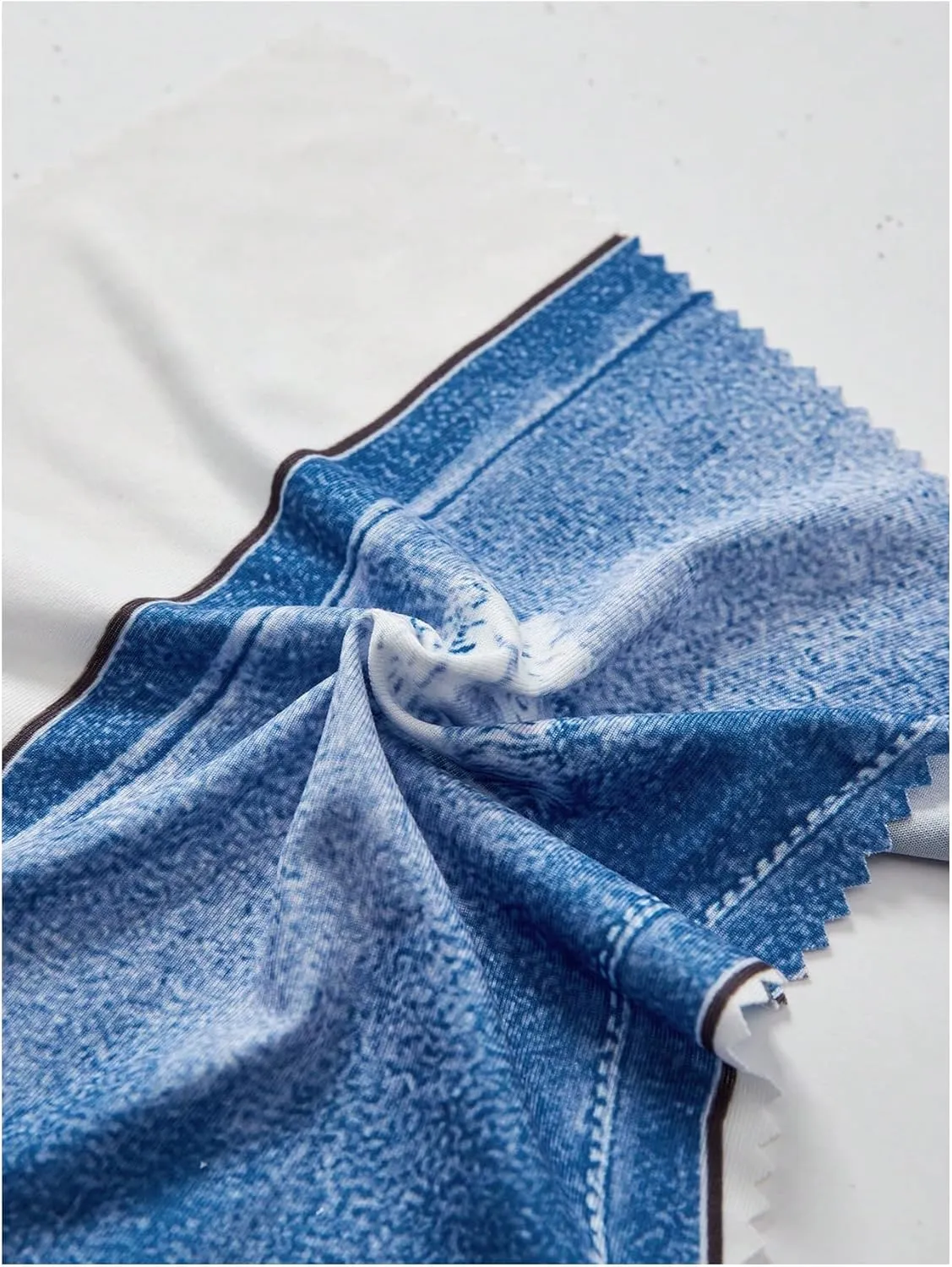 MakeMeChic Women's Plus Size Denim Short Skirt Asymmetrical Bodycon Jean Skirts Mini Skirts