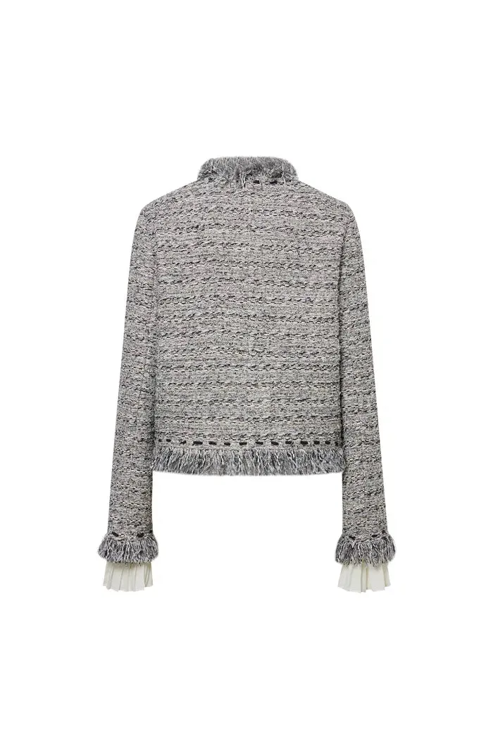 Marcela Coat in Coarse Wool Tweed