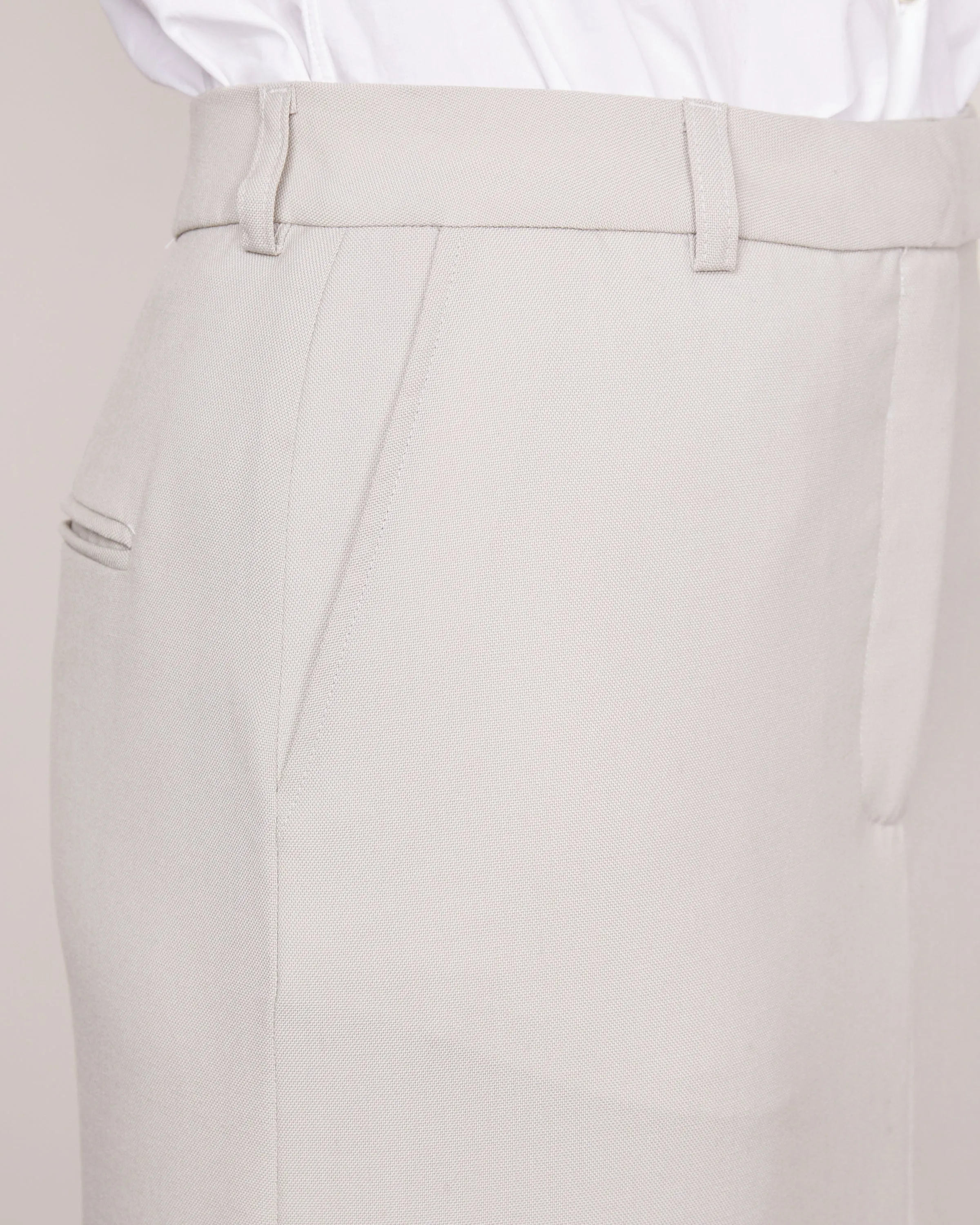 Officine Generale Oxana Skirt in Stone