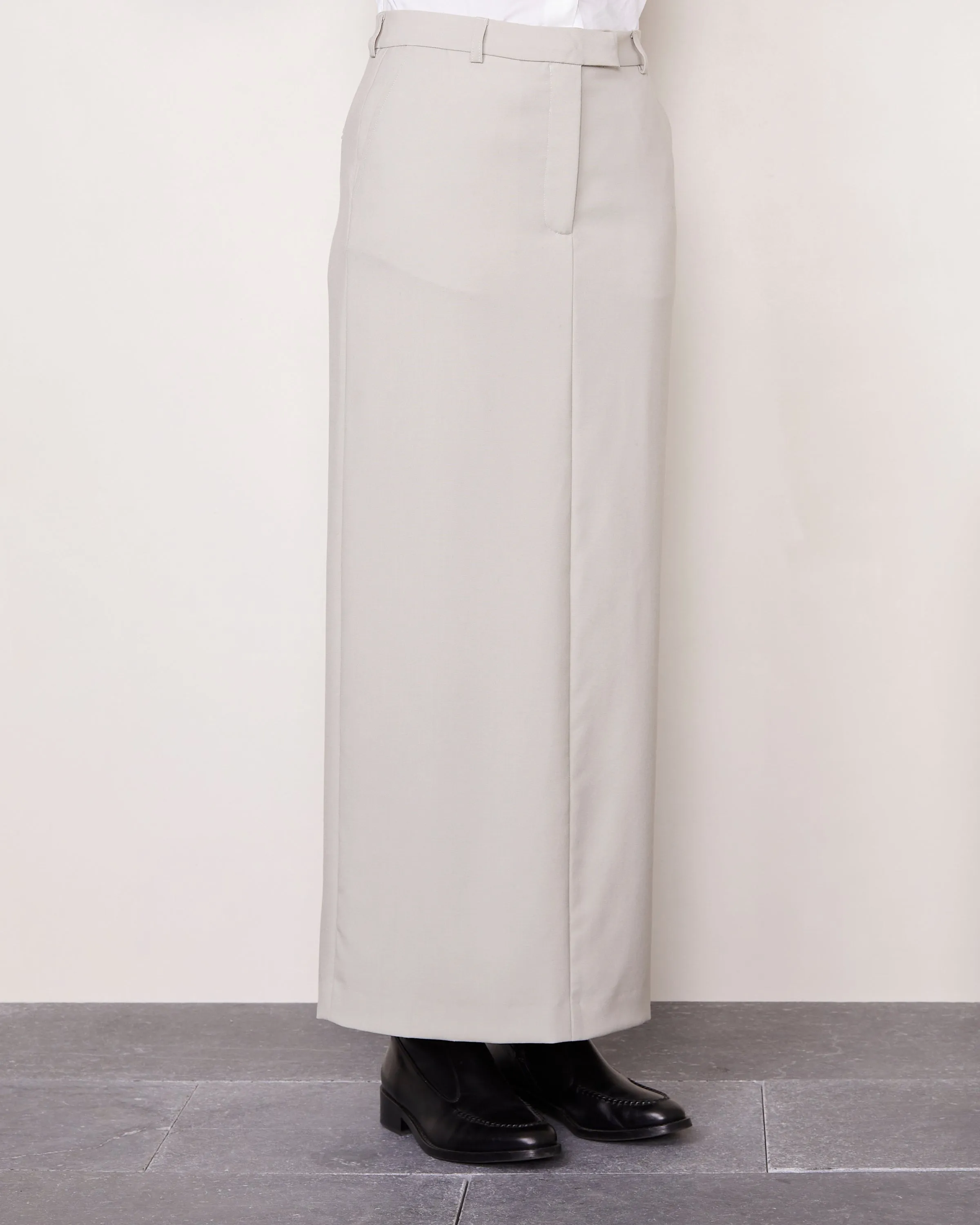 Officine Generale Oxana Skirt in Stone