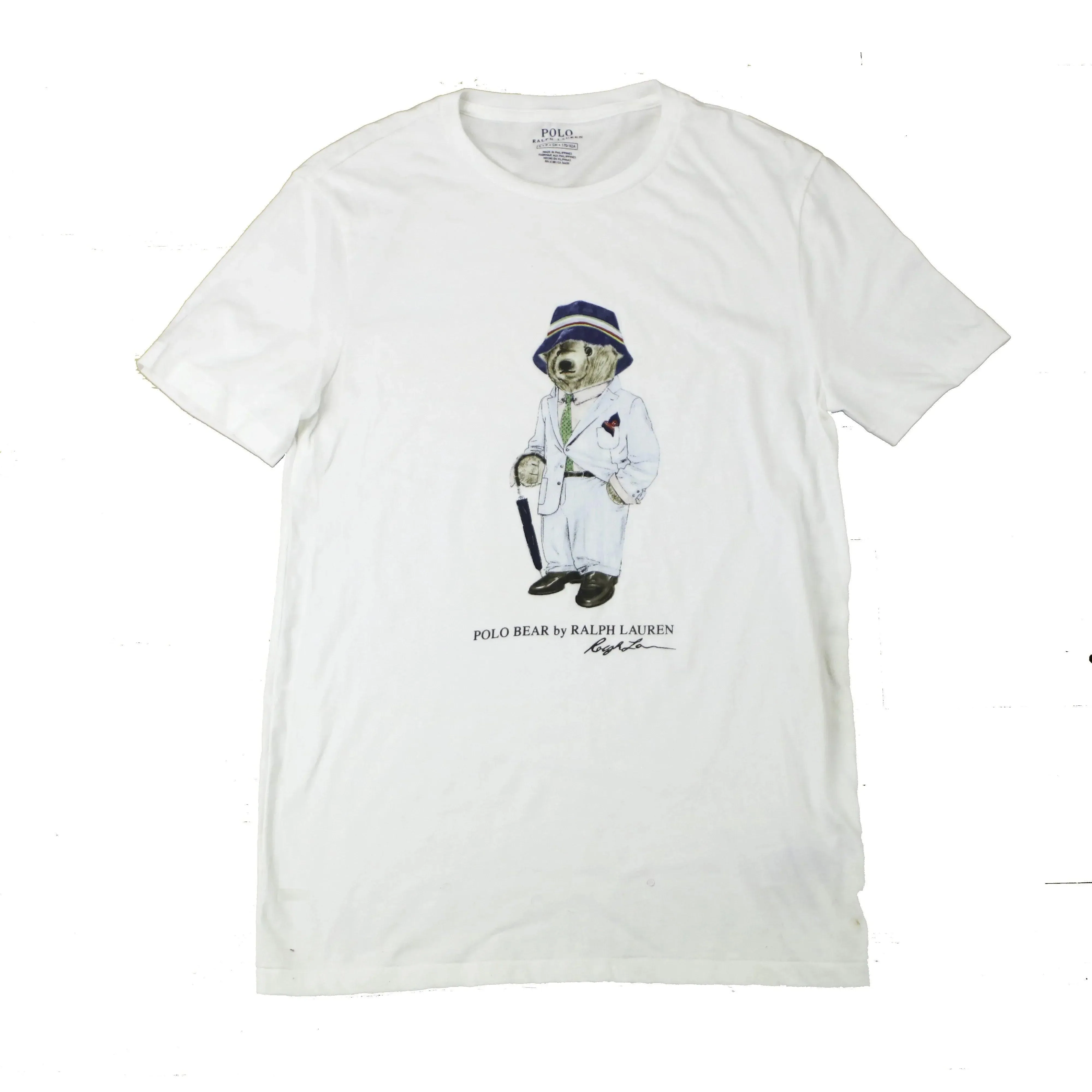 POLO RALPH LAUREN  BEAR SUIT GANGSTER TEE (S)  (S)