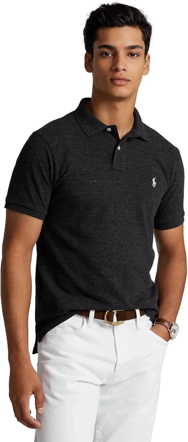 POLO RALPH LAUREN Men's Custom Slim Fit Iconic Mesh Polo