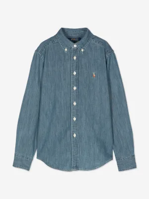 Ralph Lauren Boys Chambray Shirt in Blue