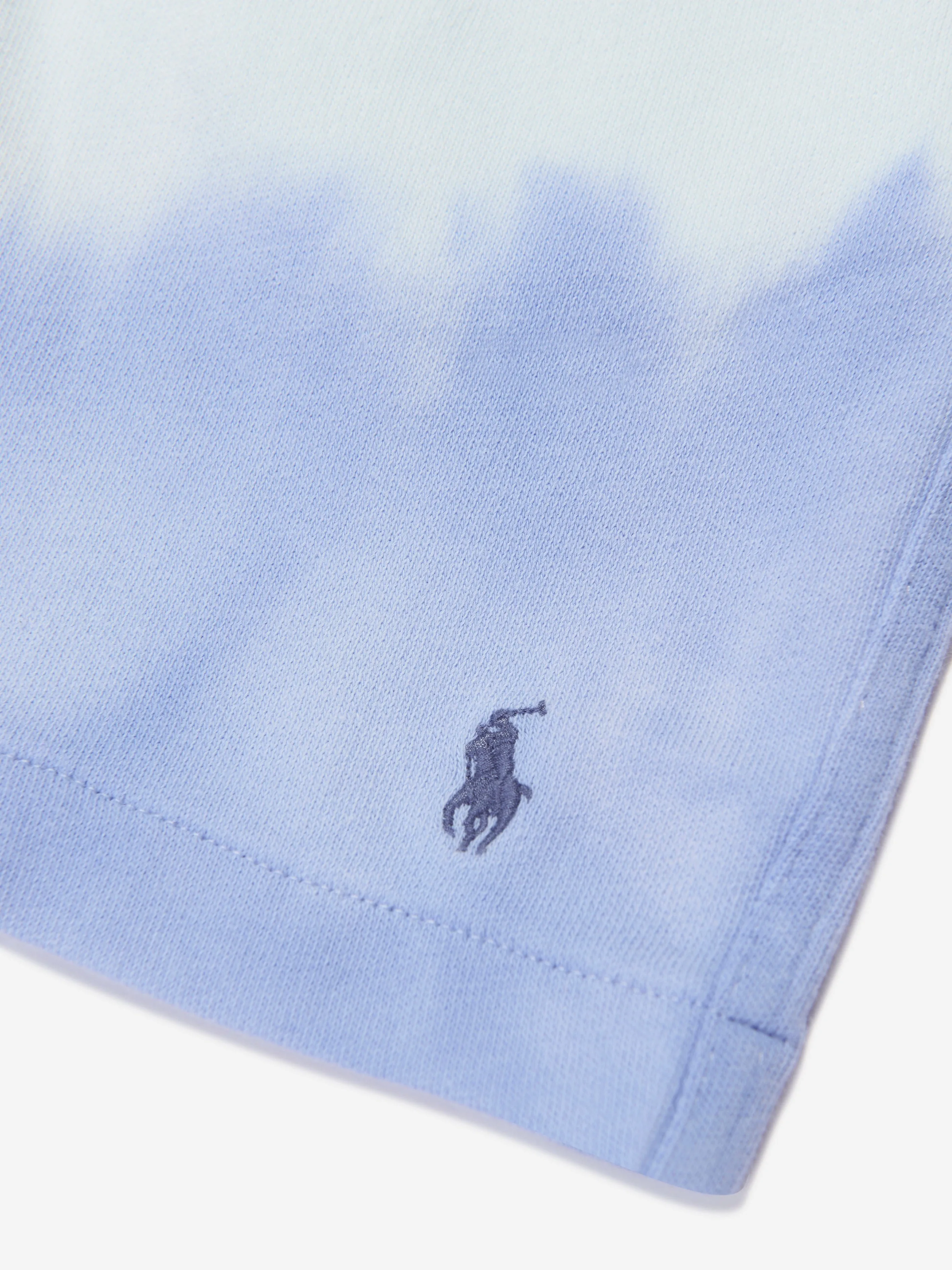 Ralph Lauren Boys Tie Dye Logo Shorts in Blue