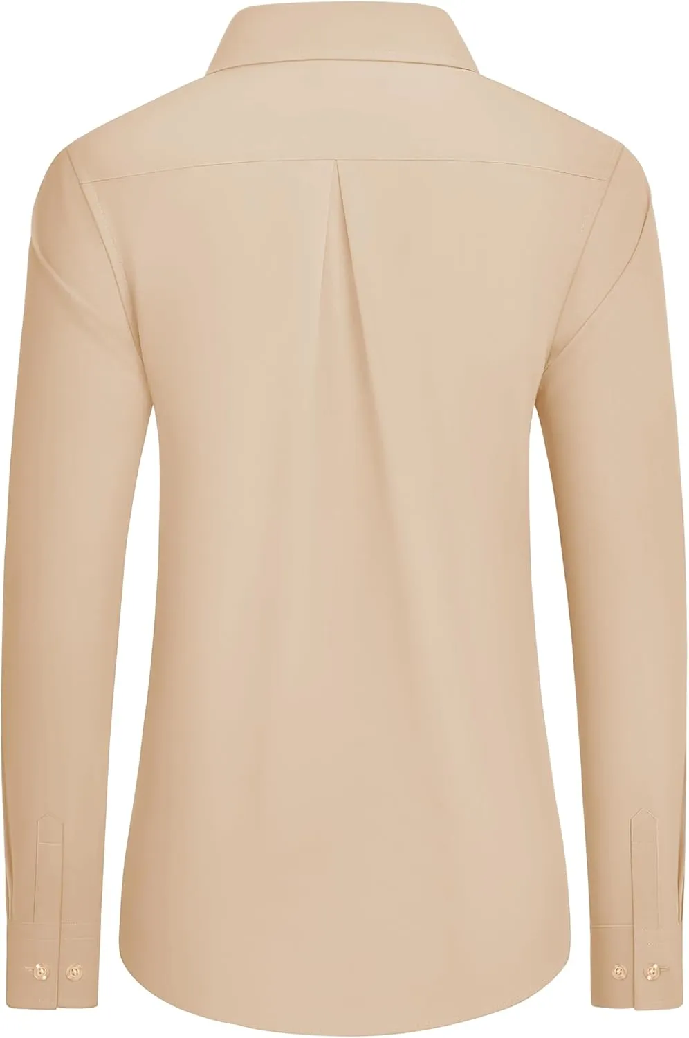 siliteelon Button Down Shirts Dress Shirts for Women Long Sleeve Womens Work Shirts Regular Fit Cotton Dress Shirts