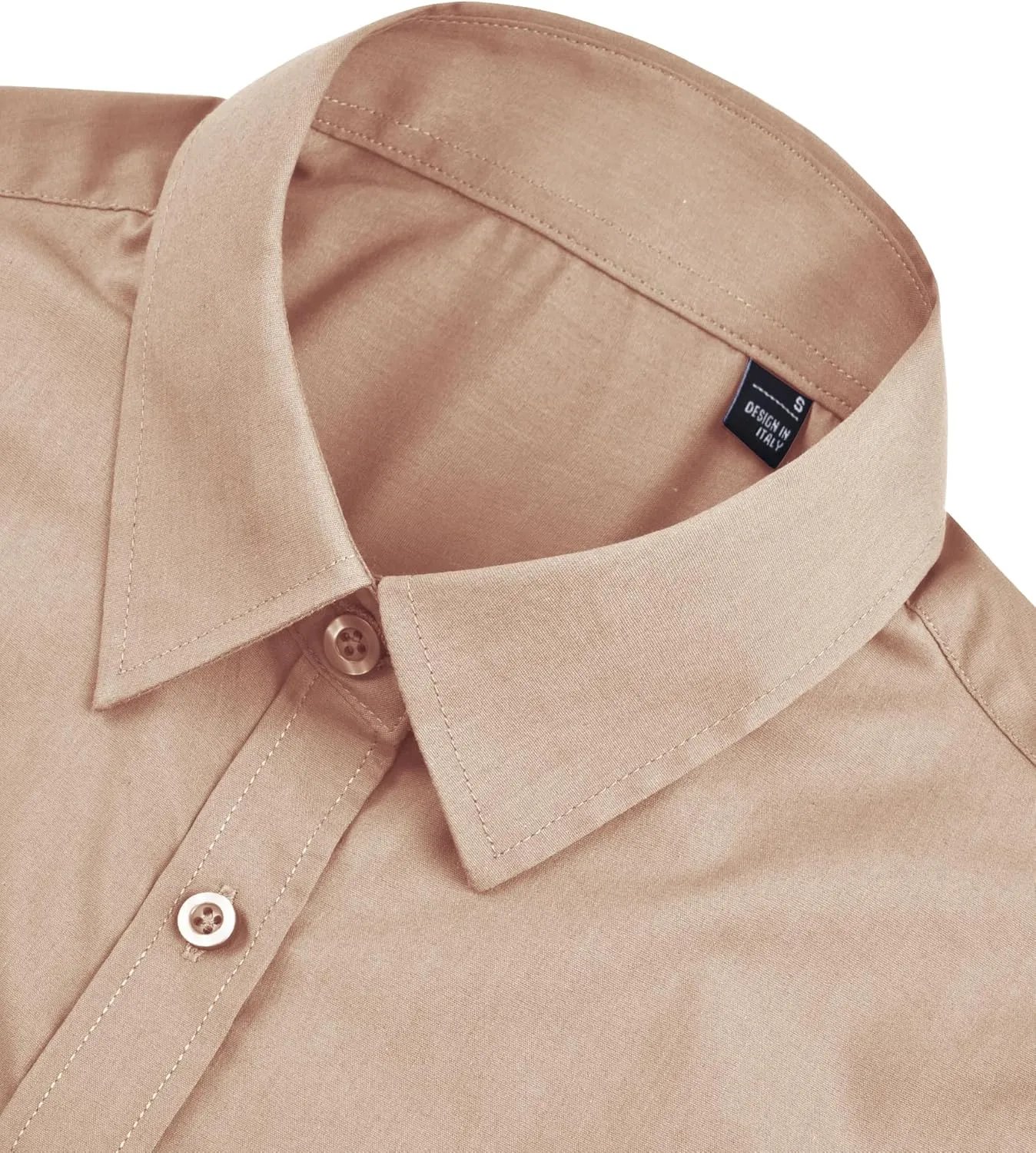 siliteelon Button Down Shirts Dress Shirts for Women Long Sleeve Womens Work Shirts Regular Fit Cotton Dress Shirts