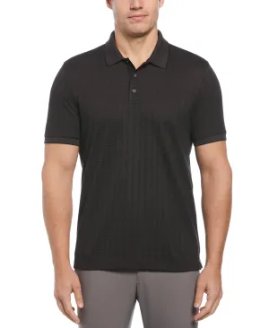 Textured Striped Polo