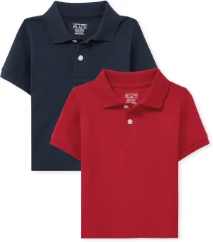 The Children's Place Baby Boys Short Sleeve Pique Polo