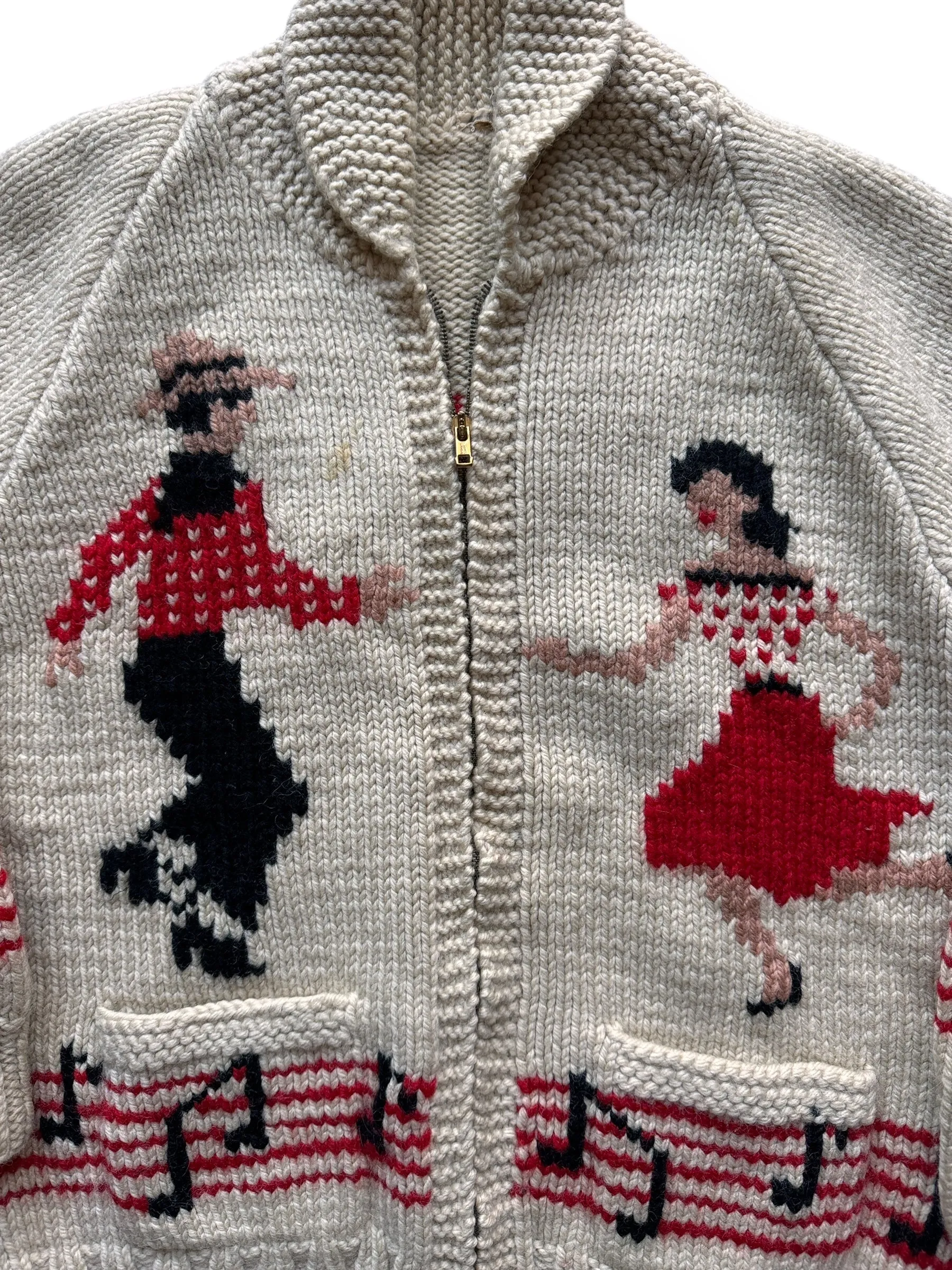 Vintage Mary Maxim Hoedown Cowichan SZ M