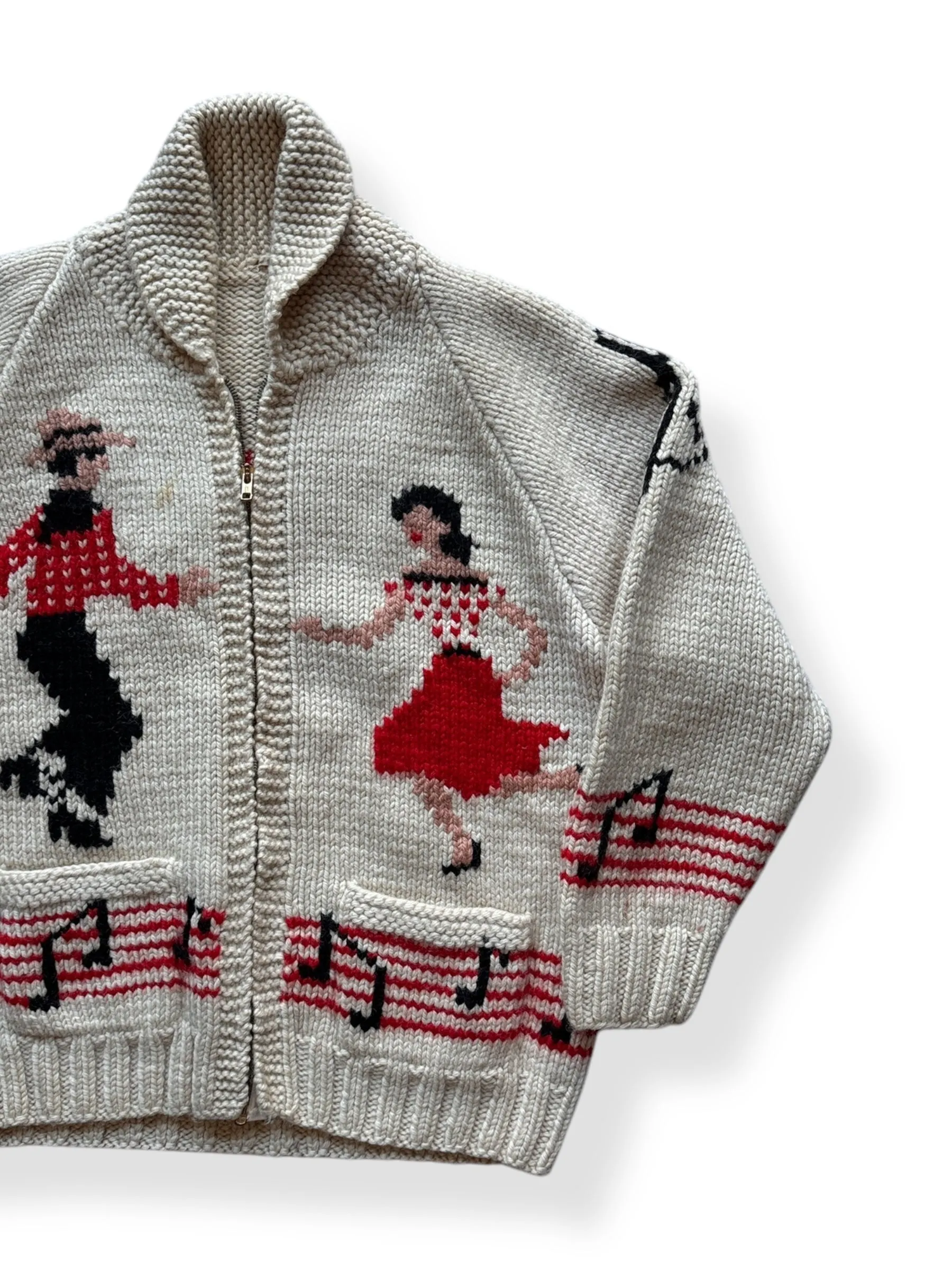 Vintage Mary Maxim Hoedown Cowichan SZ M