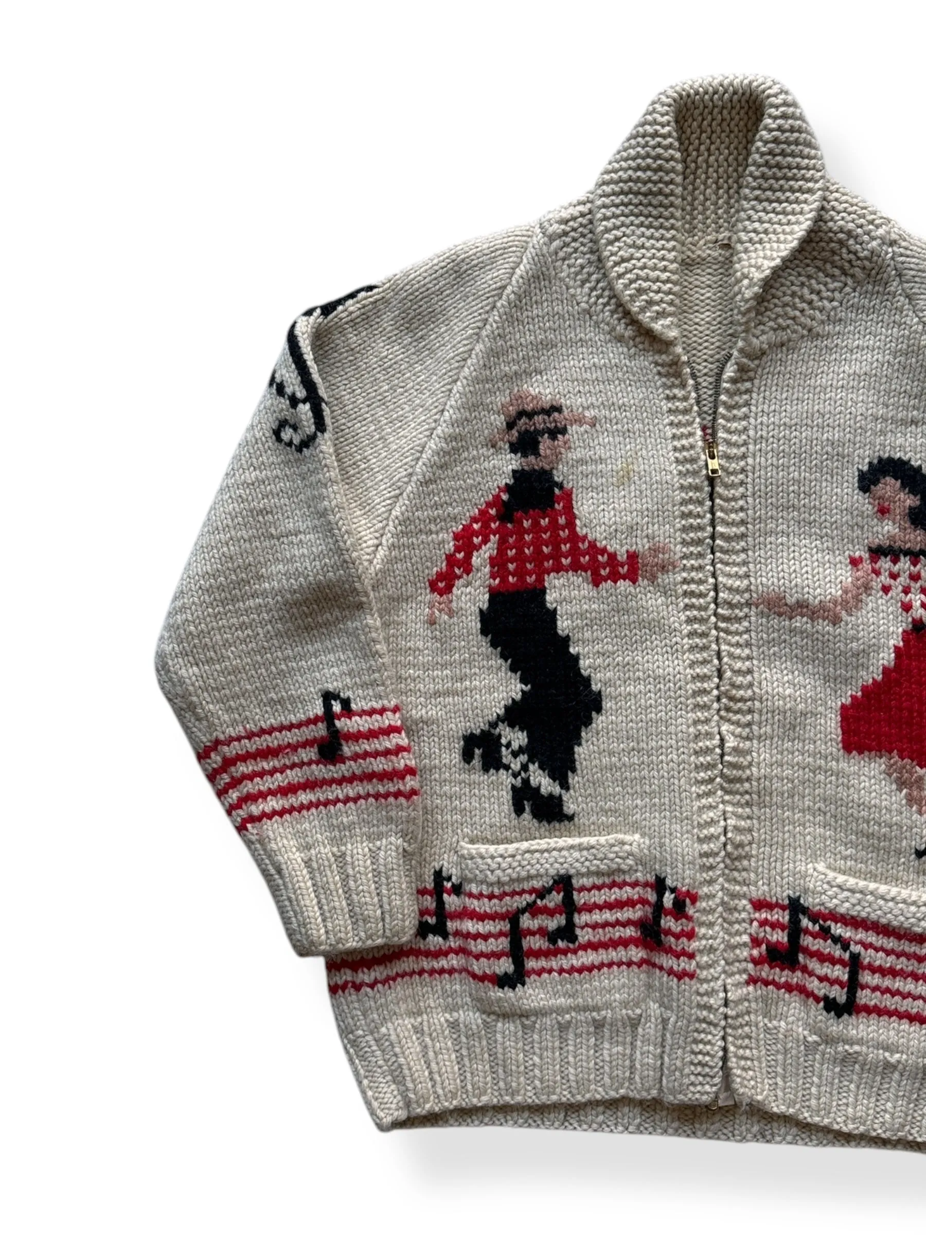 Vintage Mary Maxim Hoedown Cowichan SZ M