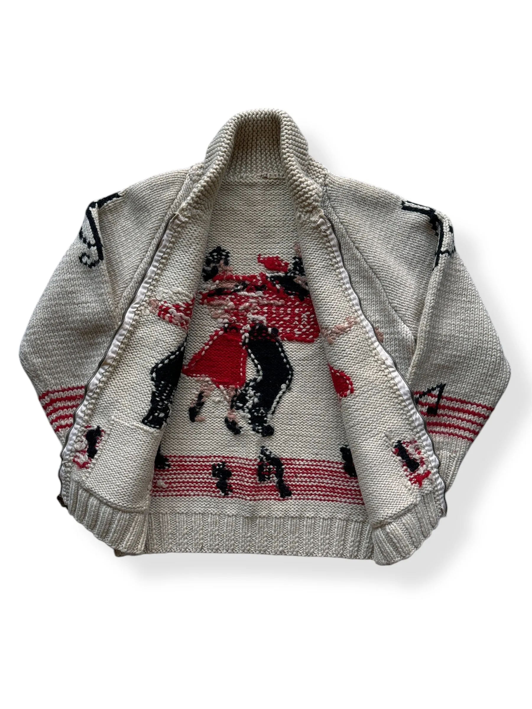 Vintage Mary Maxim Hoedown Cowichan SZ M