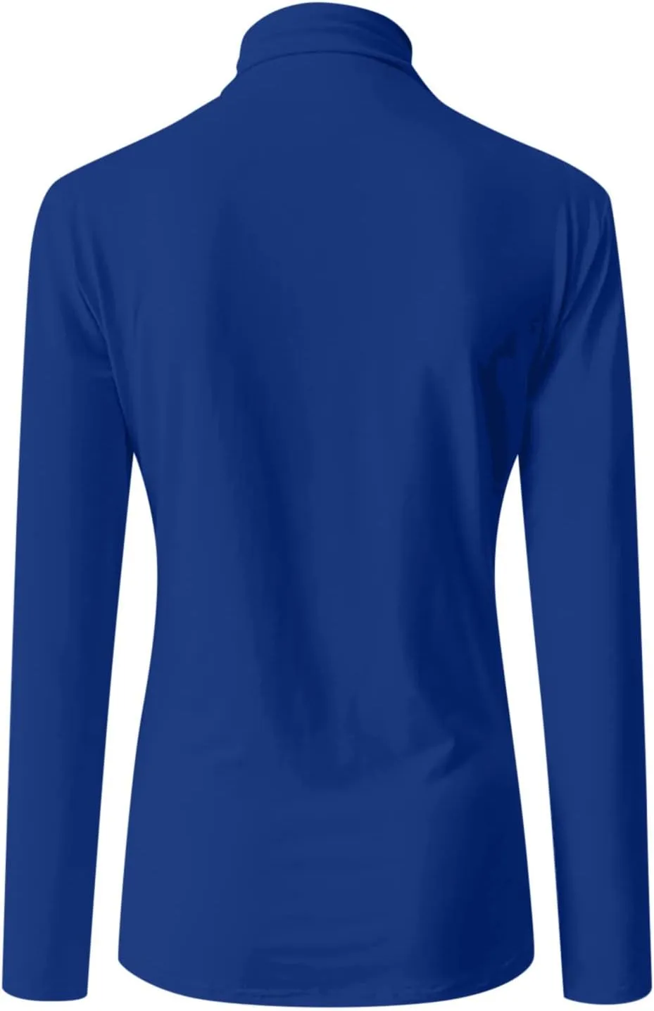 Women's Turtleneck Long Sleeve Shirts Slim Fitted Lightweight Base Layer Casual Tops Thermal Active Layer Tees